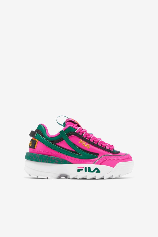 Fila Disruptor 2 Exp Trainers Pink - Kids - 56013ZXKL